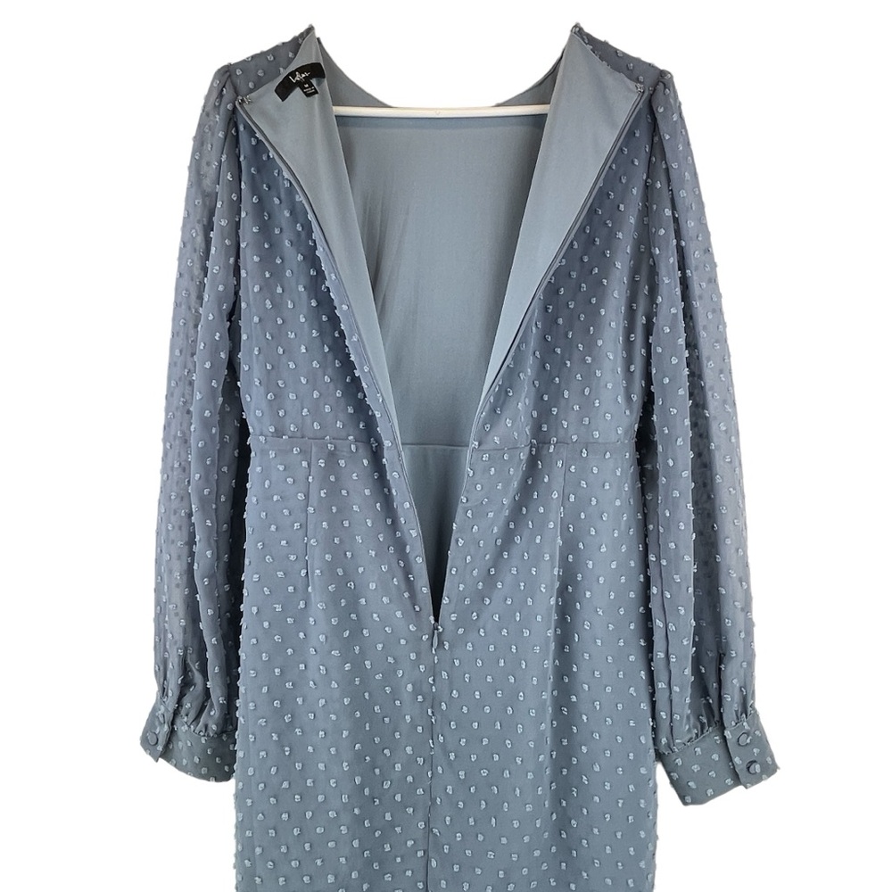 Lulu's Blue Polka Dot Mini Dress - Picture 10 of 16